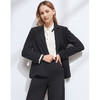 EITIE爱特爱冬季新款气质通勤职业显瘦一字扣西装短外套女6303001 商品缩略图5