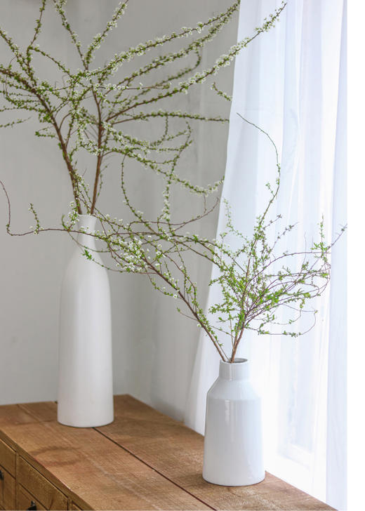 鲜枝雪柳中通包邮【一生温暖纯良，不舍爱与自由】简小姐精选 冬日新品神仙花材 浪漫清新雪柳1束 72小时发货 商品图4