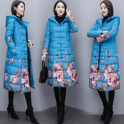 CQ-SYG926新款连帽复古盘扣民族风棉衣 商品图2