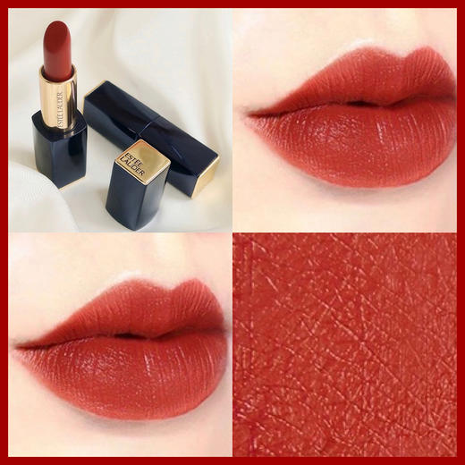 esteelauder雅诗兰黛purecolorenvymatte倾慕唇膏口红哑光333枫叶红