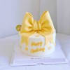 鹅黄太温柔 | 半翻糖奶油蛋糕 商品缩略图1