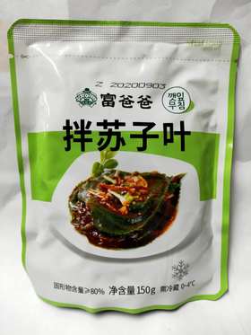 富爸爸 拌苏子叶150g부자아빠 갯잎무침150g
