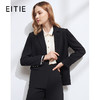 EITIE爱特爱冬季新款气质通勤职业显瘦一字扣西装短外套女6303001 商品缩略图0