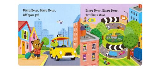 Bizzy Bear 小熊很忙系列 全13册 英文原版 机关操作纸板翻翻书 幼儿英语启蒙必备 商品图6