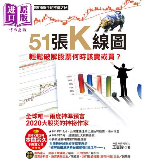 预售 【中商原版】51张K线图 轻松破解股票何时该卖或买 股市操盘手的不传之秘 日本K线之神本间宗久的聚富心法 港台原版 王志钧 新文创文化 商品图1