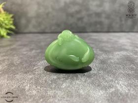 【御珠宫坊】碧玉花鱼挂件