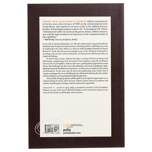 社会理论的哲学元素 Philosophical Elements  of A Theory  of Society 英文原版  Wiley 商品图2