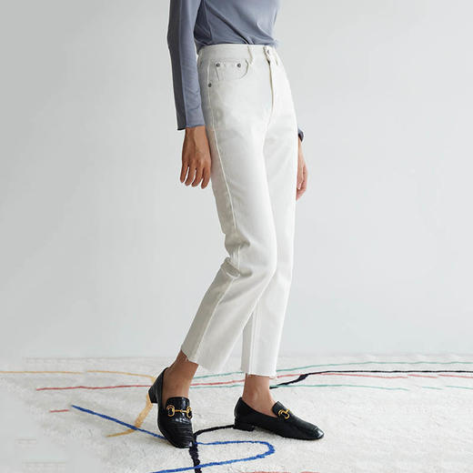 【四款颜色 牛仔裤】日本lily moon 四款颜色直筒牛仔裤长裤子