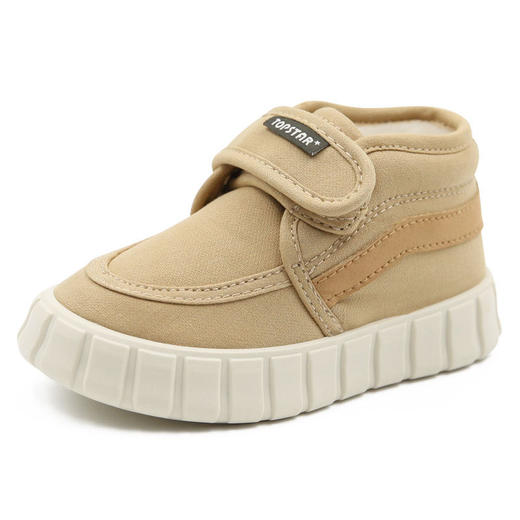 【2双减10 3双减20】【软糯可爱 高帮加绒】TOPSTAR 儿童魔术贴高帮加绒帆布鞋1156 商品图9