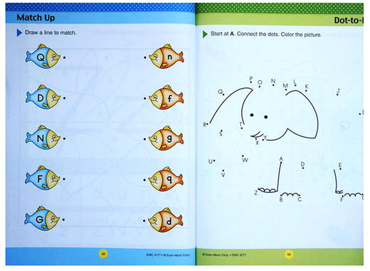 家中导师系列阅读练习册 幼儿园小中班 英文原版 At Home Tutor Reading Grade PreK 美国加州教辅 英文版进口原版英语书籍 商品图2