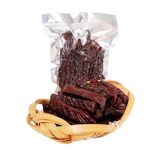 现烤 传统正宗牛肉干250g 原味 手撕条 真空装 商品图0