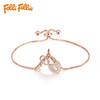 芙丽芙丽/Folli Follie 简约甜美手链心形锁钥造型潮流轻奢闺蜜手镯 商品缩略图0