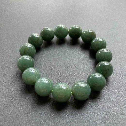 糯种墨绿翡翠大珠串手串 商品图4
