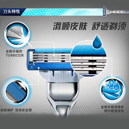 吉列锋速3刀架(1刀头)1+1 商品图2