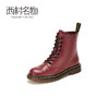 西村名物2020冬季新款净版潮流高街马丁靴牛皮金线系带女靴X20DS44938 商品缩略图1