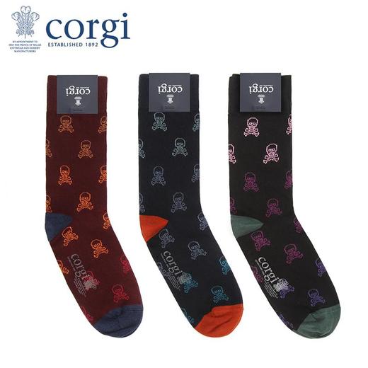 CORGI柯基英国进口男女同款袜子纯色吸汗透气精梳棉中筒袜春夏男女同款 商品图3