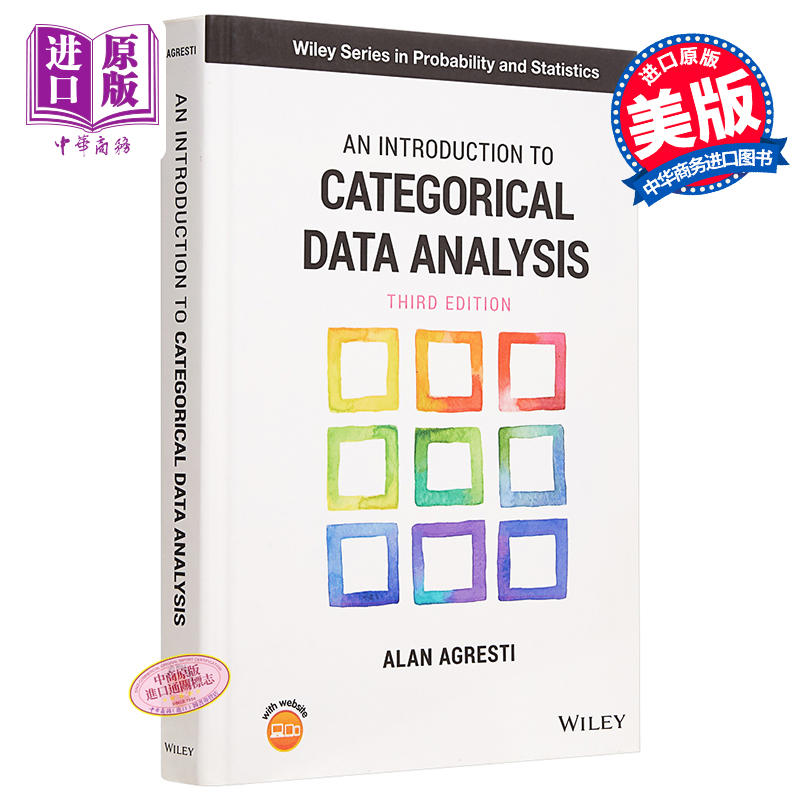 中商原版 An Introduction To Categorical Data Analysis 英文原版分类数据分析导论第3版alan Agresti