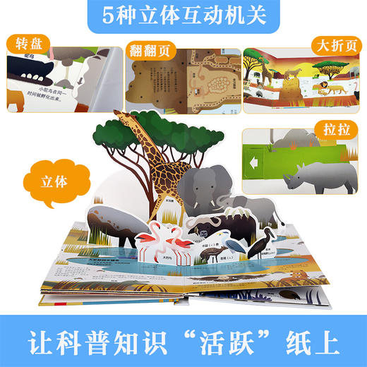 宝宝玩英语商城-乐乐趣-小手忙不停 有趣的野生动物 商品图3