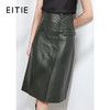 EITIE爱特爱女装冬季新款气质包臀显瘦A版时尚百搭半身裙皮裙6493112 商品缩略图0