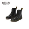 西村名物2020冬季新款净版潮流高街马丁靴牛皮金线系带女靴X20DS44938 商品缩略图3