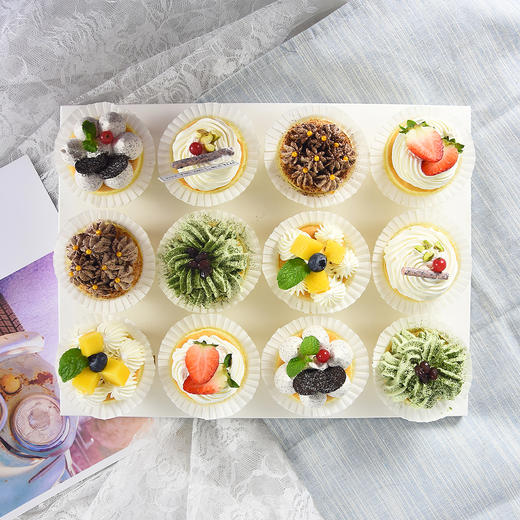 【花颜】纸杯蛋糕 下午茶聚会小蛋糕 商品图2