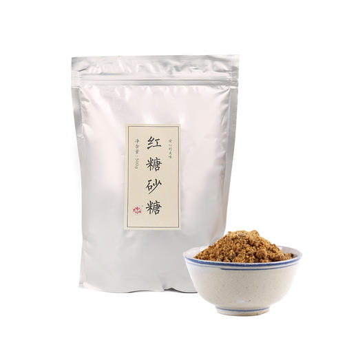 食味的初相 2023年义乌当季新榨红糖砂糖 义乌青甘蔗制成纯蔗糖红糖 500g 商品图5