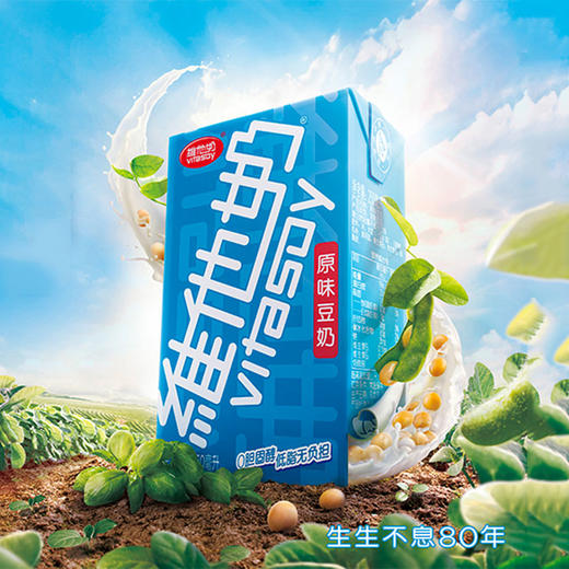 维他奶 豆奶 250ml*24盒 口味:原味 黑豆 巧克力 香草 植物蛋白饮料  早餐奶 植物牛奶 豆浆 奶 商品图0