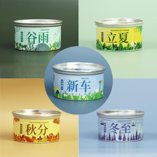 爱丽新汽车办公室  植物萃取罐头香氛 商品图1