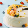 【香芒蜜语蛋糕】娇嫩芒果搭配清新哈密瓜，开心果碎的点缀犹如一轮皎洁明月，微微回漾，就是那馥郁香甜~（可选1/2/3/4磅） 商品缩略图1