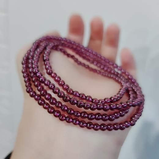 3mm紫牙乌4圈手串 商品图2