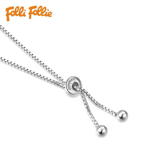 芙丽芙丽/Folli Follie 简约甜美手链心形锁钥造型潮流轻奢闺蜜手镯 商品图3