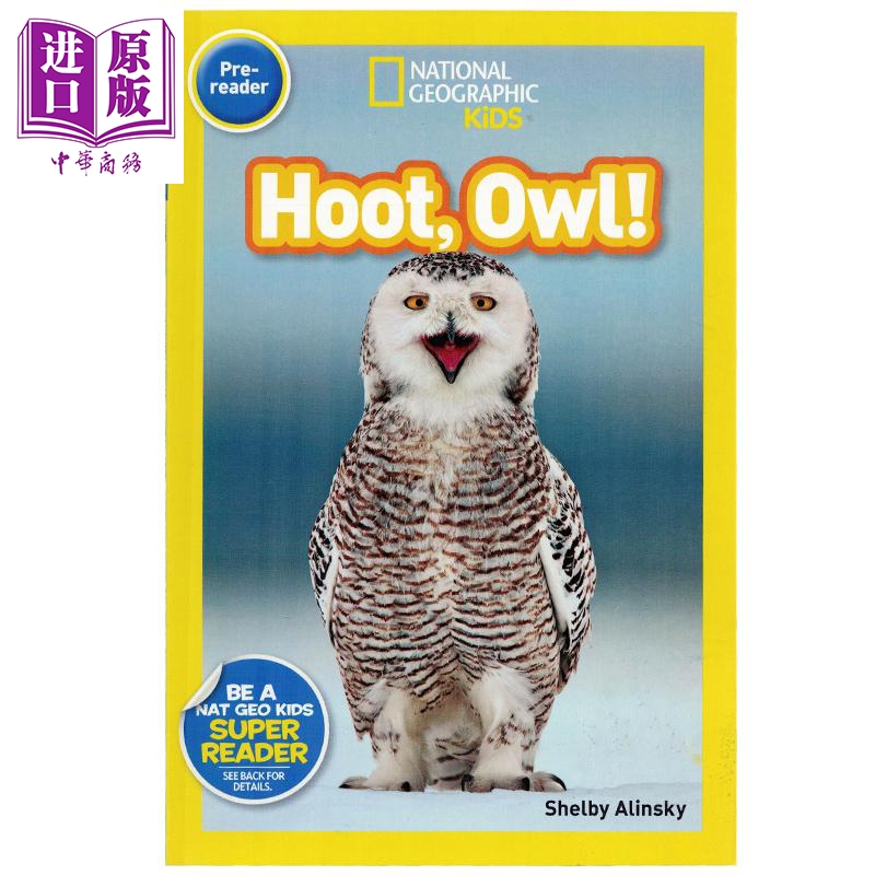 【中商原版】国家地理入门级:猫头鹰 national geographic readers