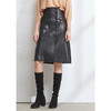 EITIE爱特爱女装冬季新款气质包臀显瘦A版时尚百搭半身裙皮裙6493112 商品缩略图7