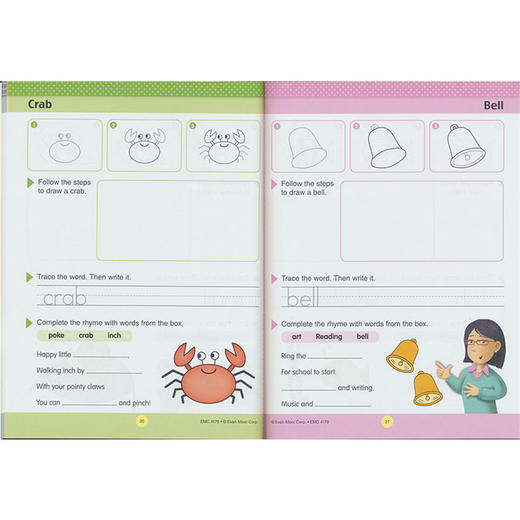 家中导师系列语言练习册 一年级 英文原版 At Home Tutor Language Grade 1 美国加州小学英语教辅 英文版 进口原版书籍 商品图2