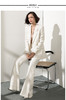 孤品 J203A4159 大女人西装套裤 粗花呢 喇叭裤颈袖添香不退可换 商品缩略图1