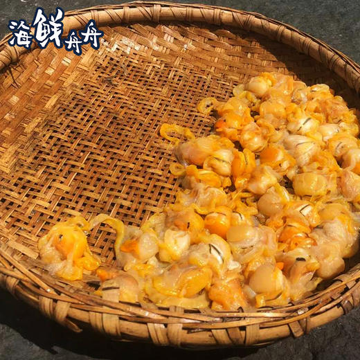 【养殖】超低温 活撬黄金扇贝肉（含裙边） 250g/盒 商品图2
