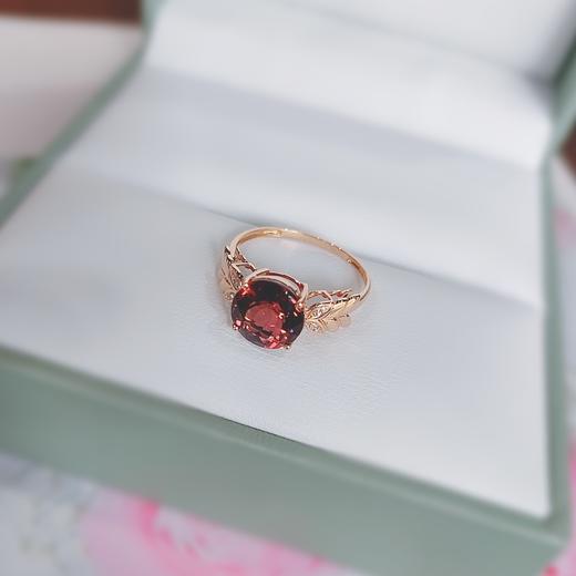 18K镶嵌碧玺戒指 商品图2