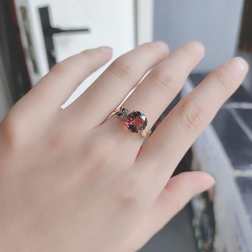 18K镶嵌碧玺戒指 商品图3