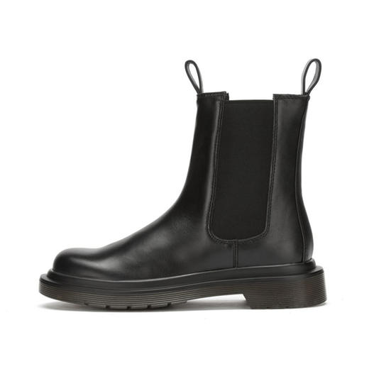 西村名物2020新款烟管靴烟囱靴牛皮革简约时尚牛皮低跟短靴X20DS41911 商品图2