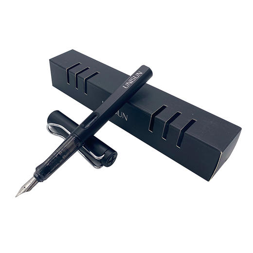 UNISUN开拓者钢笔同款正姿钢笔彩色系列 铱金钢笔EF尖学生用 3支装 送墨囊3瓶36支 商品图4