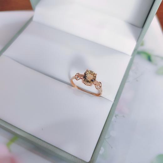 18K镶嵌碧玺戒指 商品图1