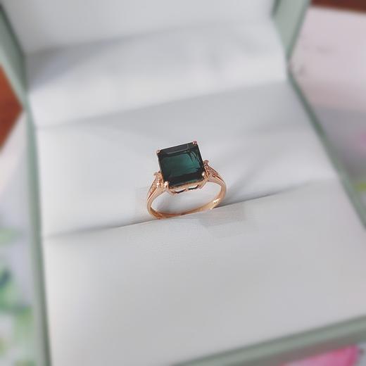 18K镶嵌碧玺戒指 商品图2