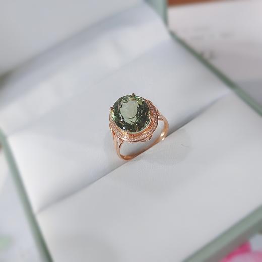 18K镶嵌碧玺戒指 商品图0