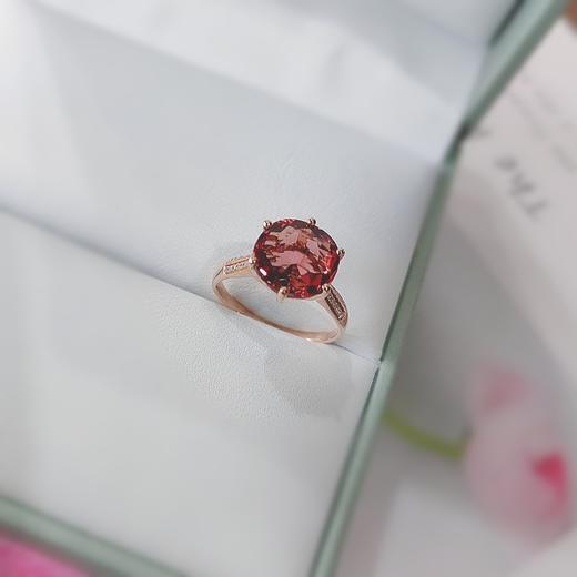 18K镶嵌碧玺戒指 商品图2