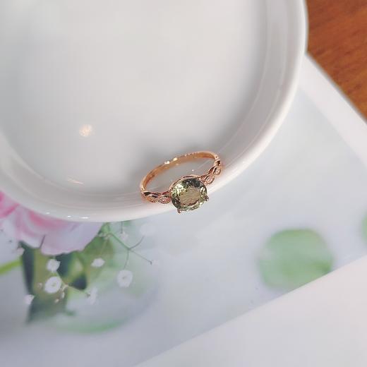 18K镶嵌碧玺戒指 商品图1