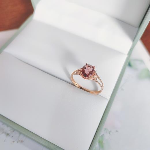 18K镶嵌碧玺戒指 商品图0