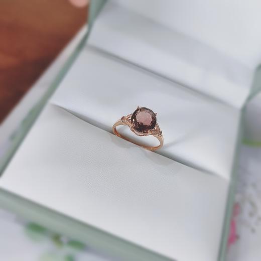 18K镶嵌碧玺戒指 商品图0