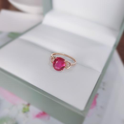 18K镶嵌碧玺戒指 商品图2