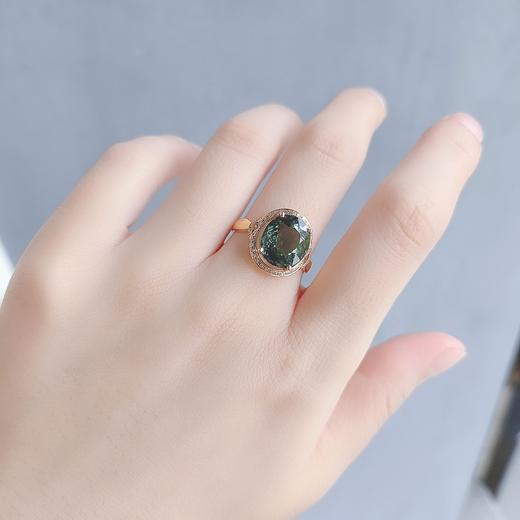 18K镶嵌碧玺戒指 商品图3