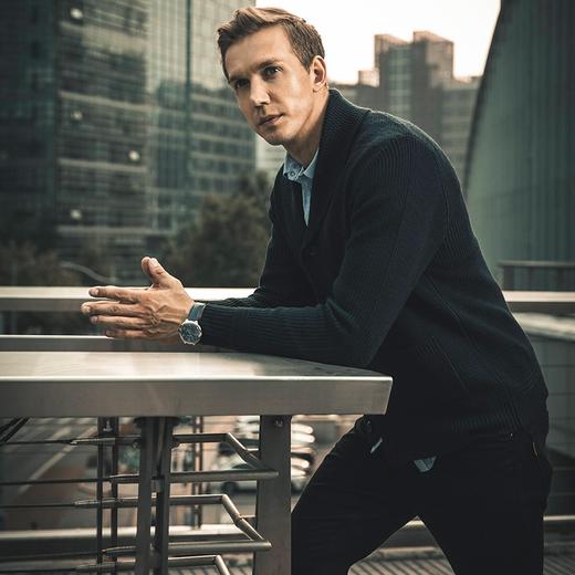 新品龙牙隐潮美丽诺羊毛开衫毛衣 商品图1